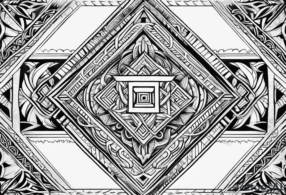 Messianic Polynesian tattoo idea
