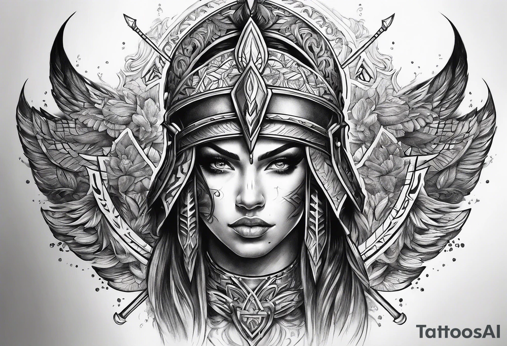Warrior tattoo idea