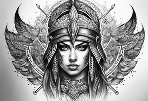 Warrior tattoo idea