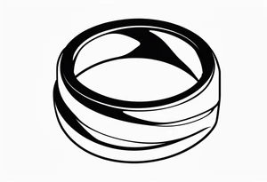 Wedding band tattoo for man tattoo idea