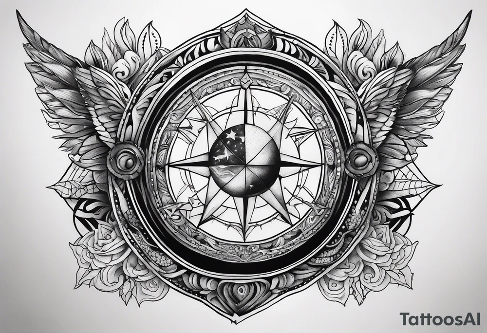 El planeta del tesoro tattoo idea