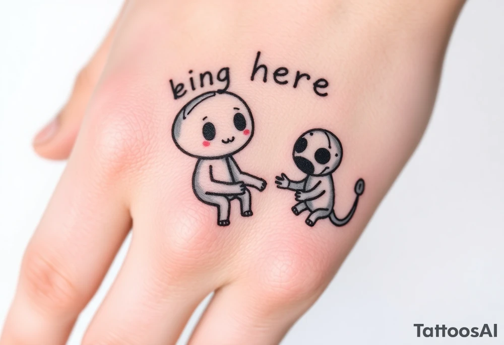 Being here but hating it tattoo idea