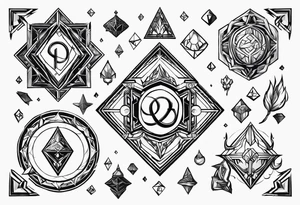 league of legends rune of sorcery tattoo idea