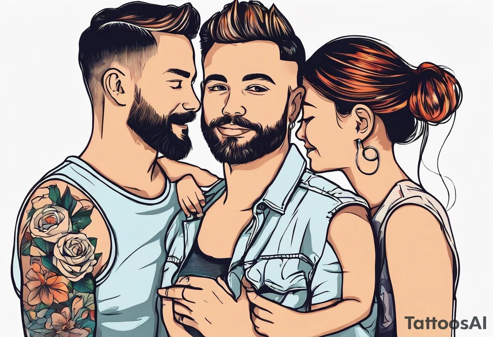 Infinity, family, five tattoo idea