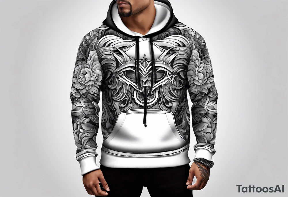 Hoodie tattoo idea