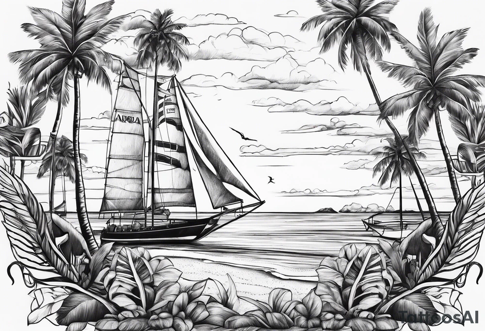 Aruba sign tattoo idea