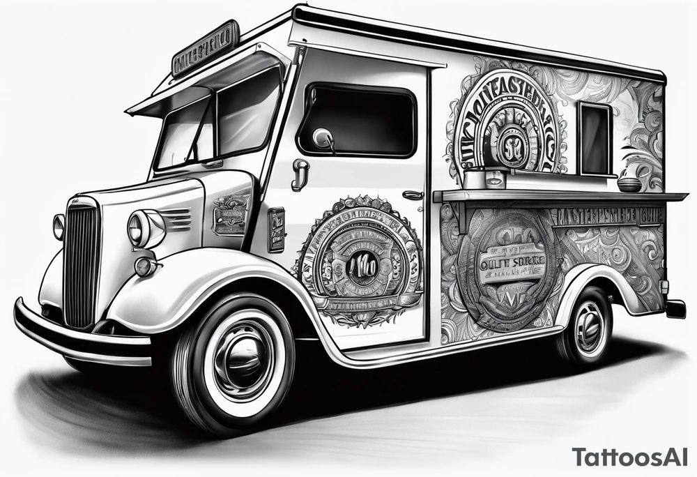 GULF SIDE COFFEE TRUCK tattoo idea