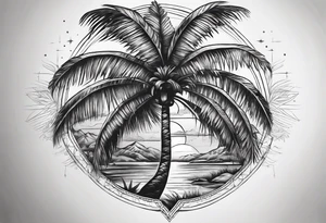 Palm tattoo idea
