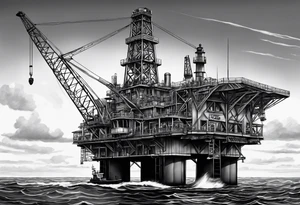 Texas,  oil rig,  Irish tattoo idea