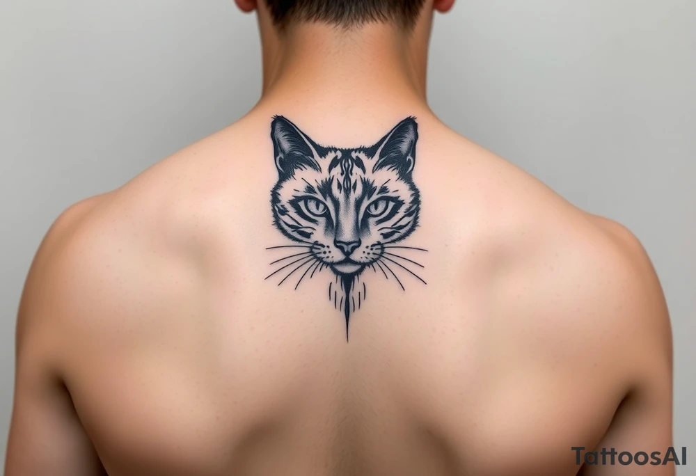 Black Cat tattoo idea