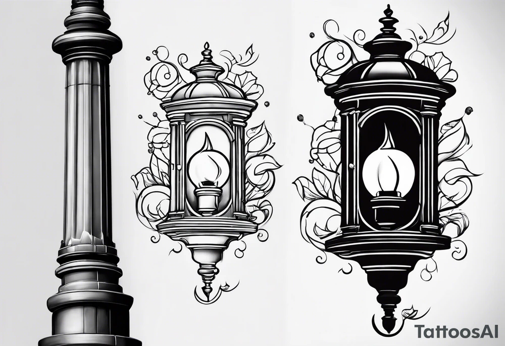 Lamp post tattoo idea