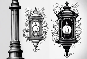 Lamp post tattoo idea
