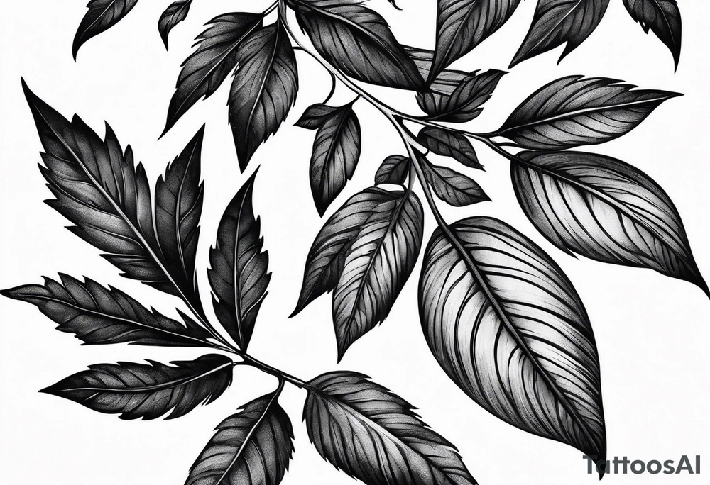 Elm Leaf tattoo idea