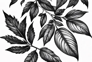 Elm Leaf tattoo idea