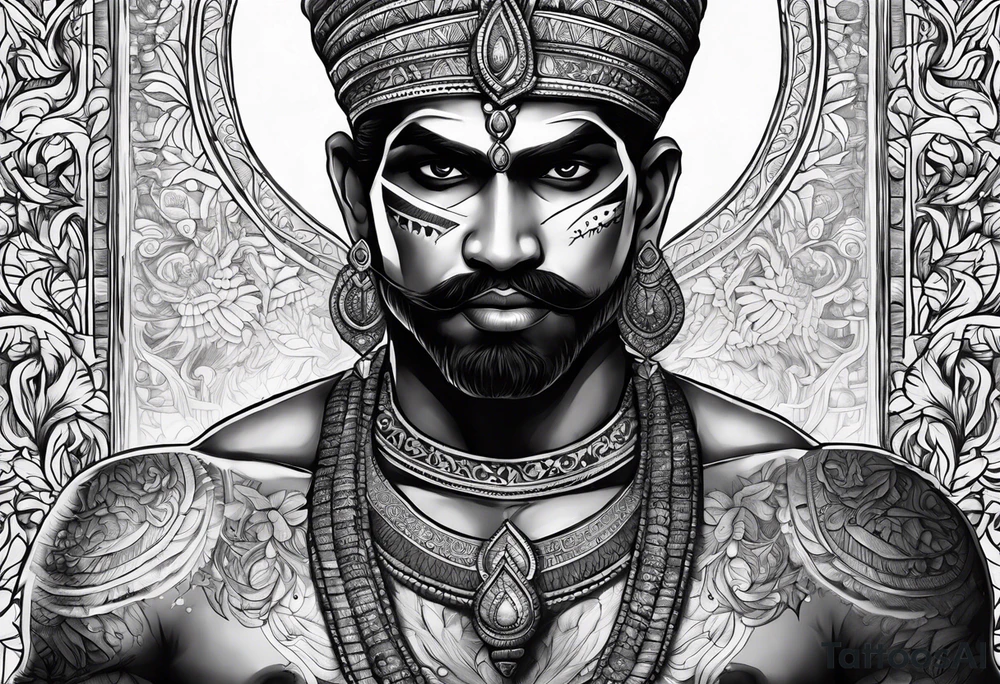 Story of karnan tattoo idea