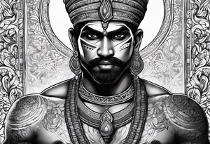 Story of karnan tattoo idea