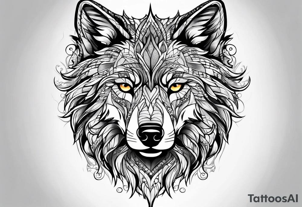 Lubo wolf tattoo idea