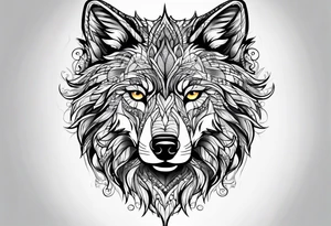Lubo wolf tattoo idea