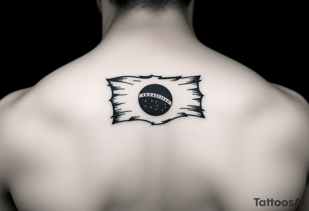 brazil flag tattoo idea