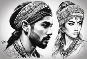 shoulder tattoo ideas cultural tattoo idea