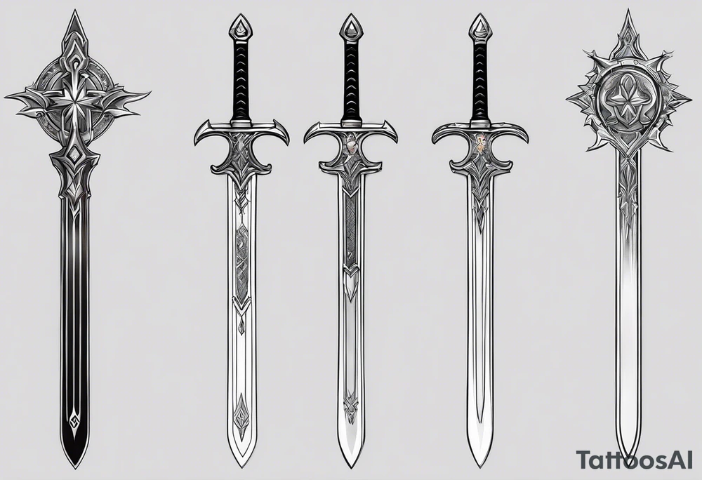 energy sword from halo 3 tattoo idea