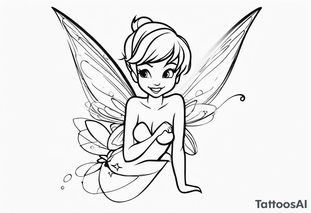 Tinker bell tattoo idea