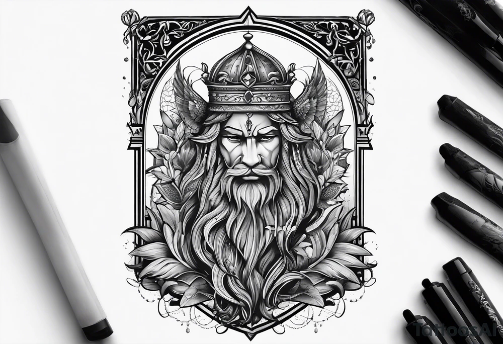 Psalms 23 tattoo idea