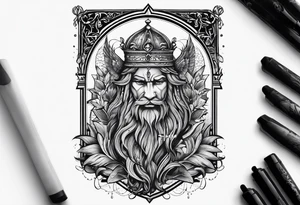 Psalms 23 tattoo idea