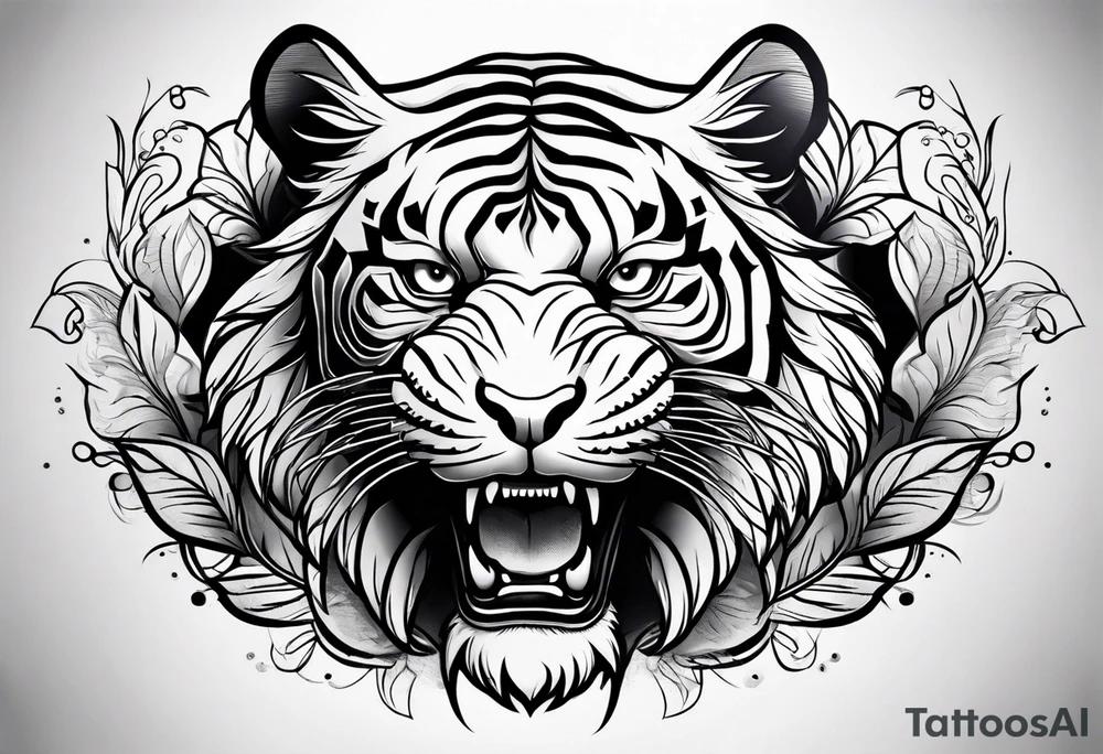 Tiger tattoo idea