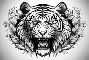 Tiger tattoo idea