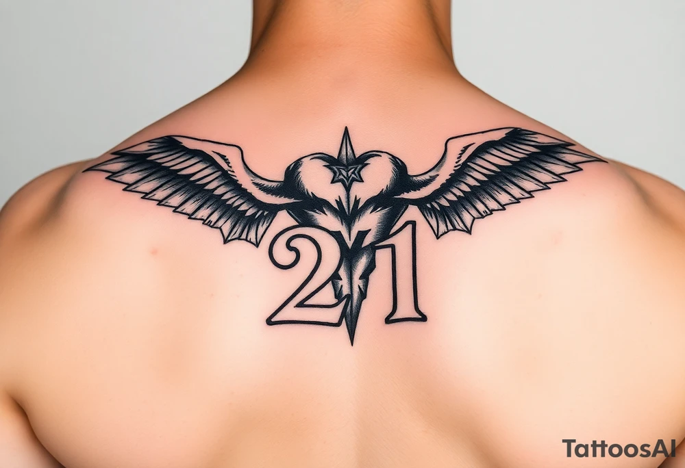 jock 21 black, funny tattoo idea