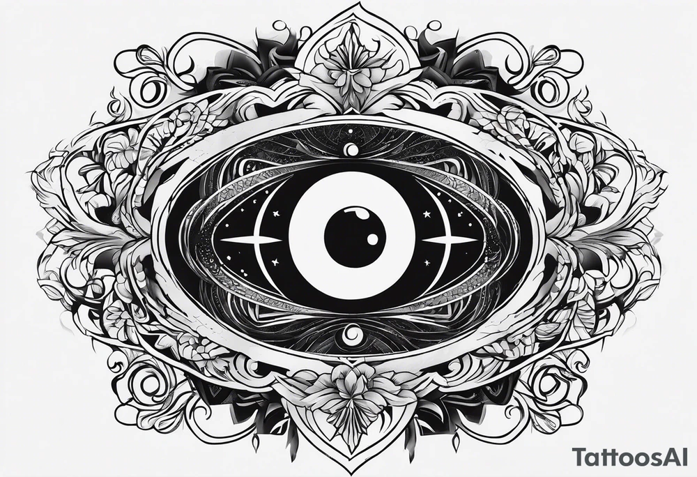 black hole tattoo idea
