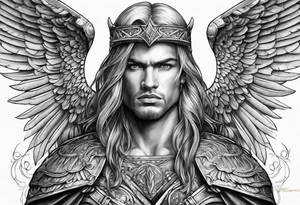 Arch angel Michael 
warrior tattoo idea