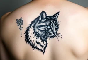 Black Cat tattoo idea