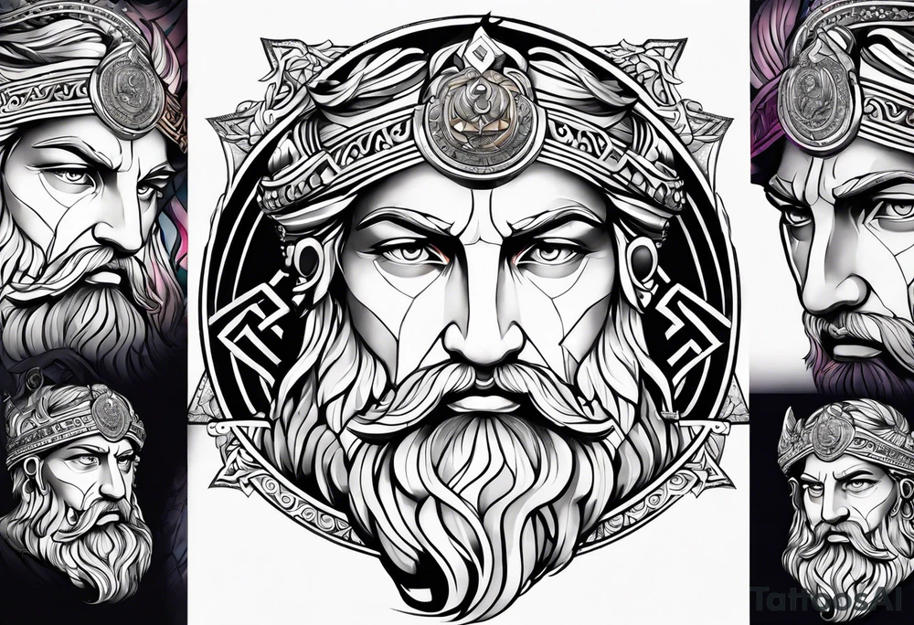 greek god tattoo idea