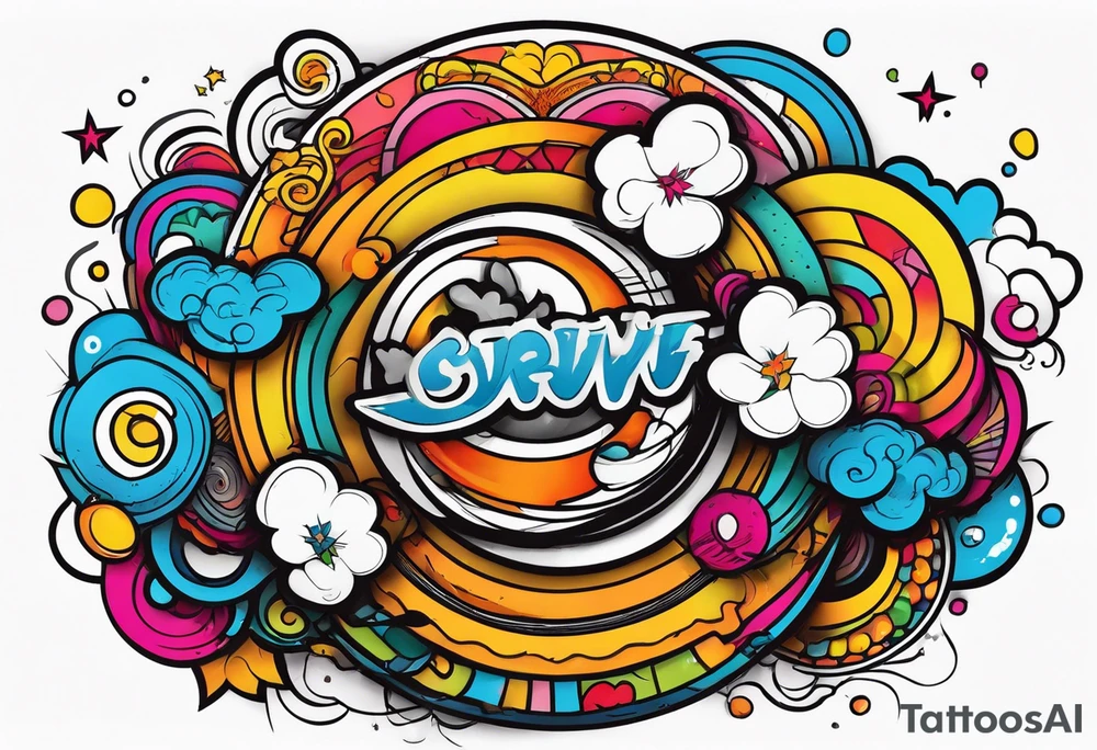 Half sleeve design tattoo idea