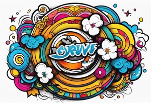 Half sleeve design tattoo idea