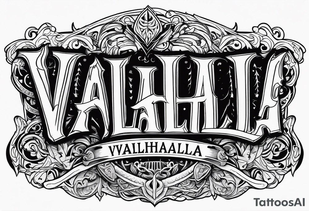 Valhalla tattoo idea