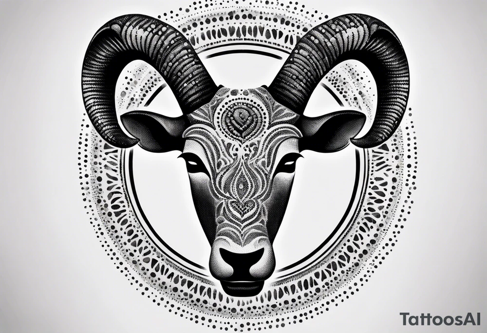 Anonymous with horns tattoo idea