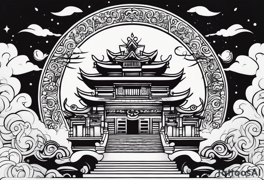 Bali gates to heaven tattoo idea