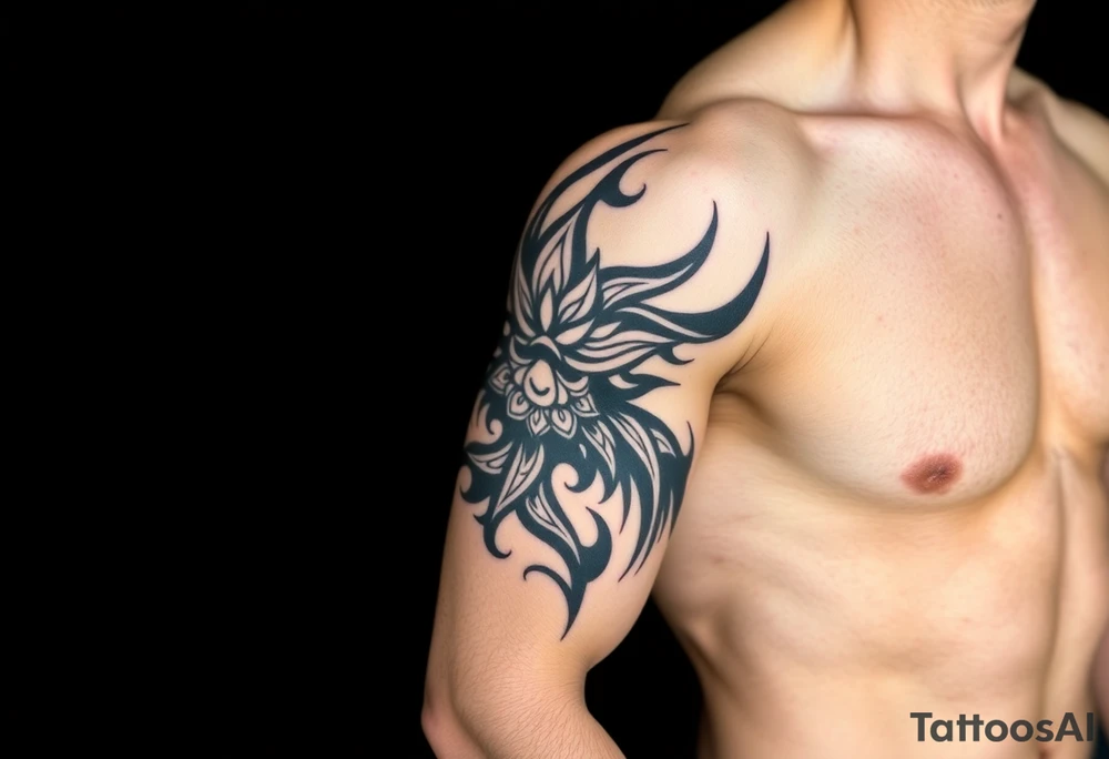 Sicilian coast with oceanic aesthetic tattoo idea