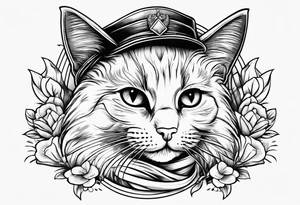 Communist cat tattoo idea