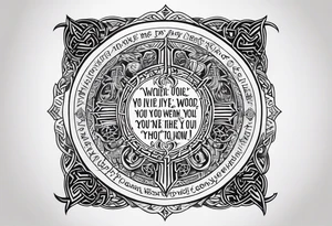 Viking death 
prayer poem tattoo idea
