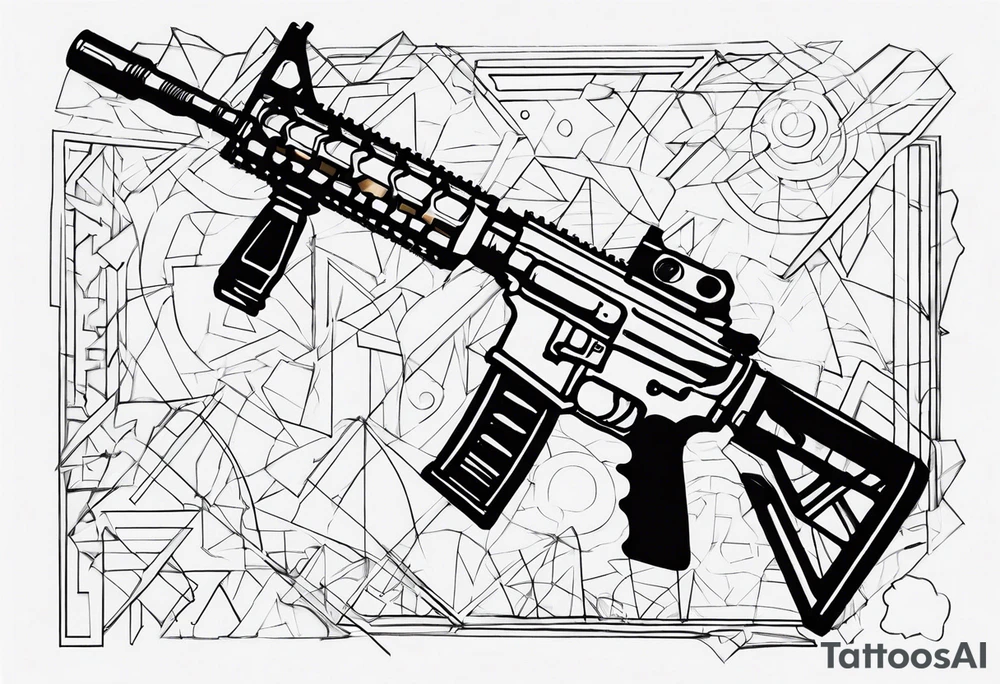 Ar 15 tattoo idea