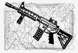 Ar 15 tattoo idea