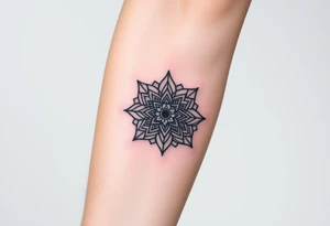 flower of life 3rd eye dmt inspired tattoo tattoo idea
