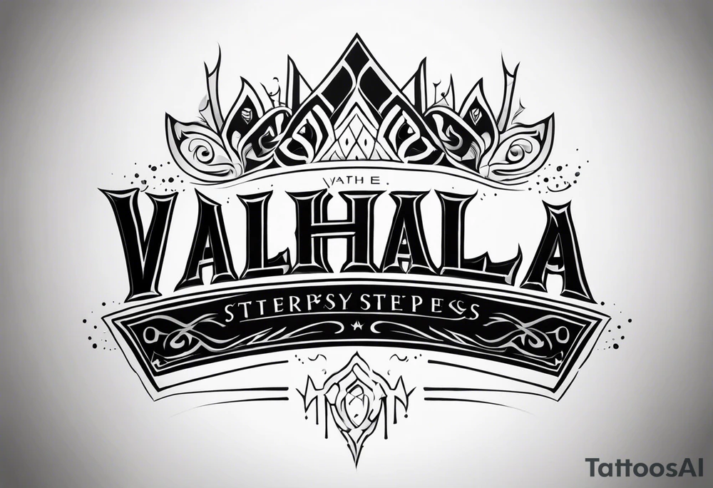 Valhalla  steps tattoo idea