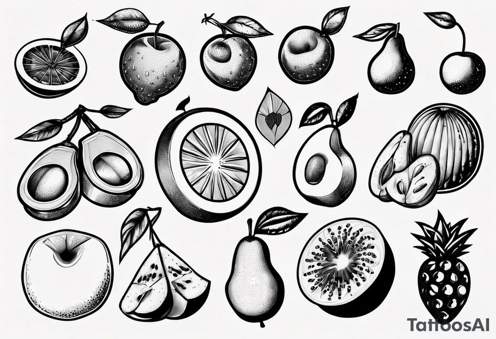 Fruits tattoo idea