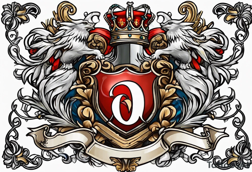 Prentice Family Crest tattoo idea