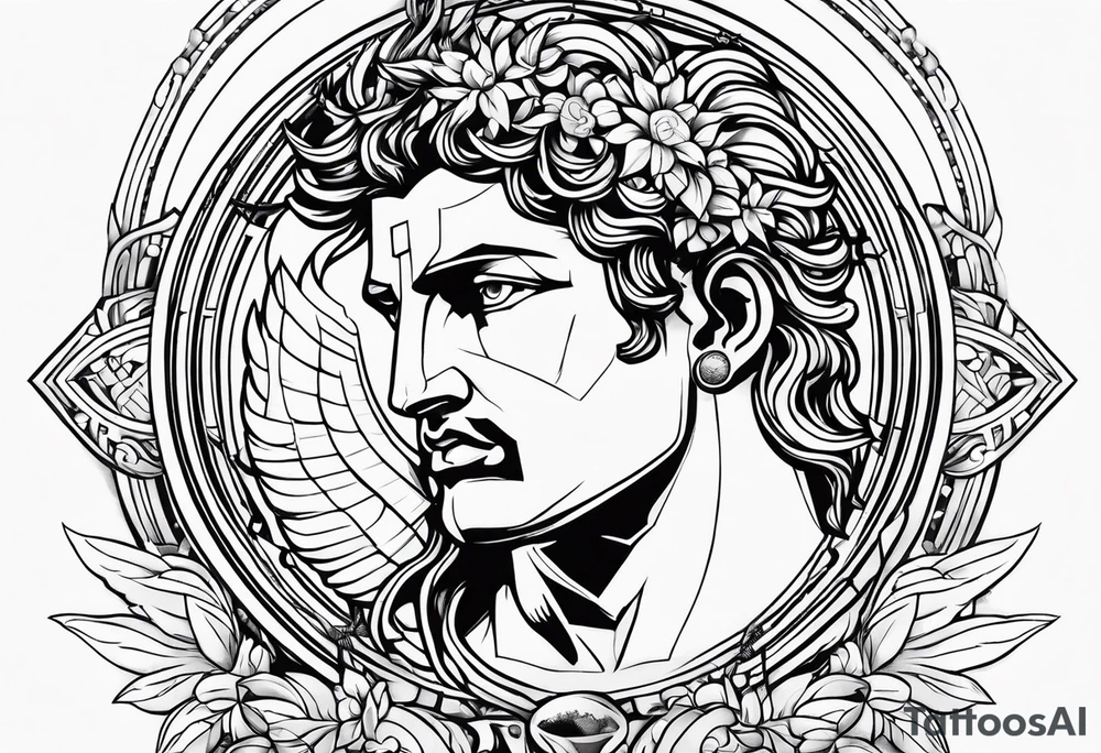 GREEK GOD APOLLO tattoo idea